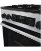 GORENJE Газовая плита GK5C60SJ, электрическая духовка, без крышки, сталь, серый