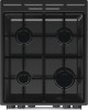 GORENJE Газовая плита GK5C60SJ, электрическая духовка, без крышки, сталь, серый