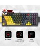 A4TECH Клавиатура Bloody S98 Sports Lime BLMS Plus, USB, желтый серый [s98 sports lime blms red plus]