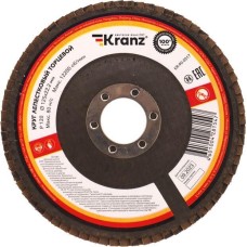 Торцевой круг KRANZ (KR-90-0017) Круг лепестковый торцевой, P120, 125х22,2мм