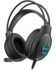 A4TECH Наушники с микрофоном Fstyler FH300U черный 2м мониторные USB оголовье (FH300U BLACK)