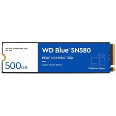 WD SSD накопитель Blue SN580 S500G3B0E 500ГБ, M.2 2280, PCIe 4.0 x4, NVMe, M.2