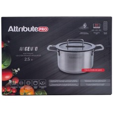 Кастрюля ATTRIBUTE ASA002 Кастрюля ARGENTO 2.5л 18см индукция