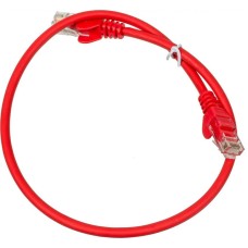 LANMASTER Патч-корд LAN-PC45/U5E-0.5-RD UTP RJ-45 вил.-вилка RJ-45 кат.5E 0.5м красный LSZH (уп.:1шт)