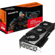 GIGABYTE Видеокарта PCI-E 4.0 GV-R76GAMING OC-8GD AMD Radeon RX 7600 8Gb 128bit GDDR6 2355/18000 HDMIx2 DPx2 HDCP Ret