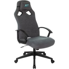 Кресло компьютерное игровое A4TECH Кресло игровое X7 GG-1300, на колесиках, ткань, серый