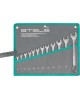 STELS Набор ключей комбинированных 6-22 мм, 12 шт, CrV, матовый хром 15421