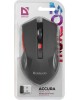 Мышь DEFENDER (52276) ACCURA MM-275 черный/красный