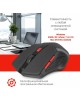 Мышь DEFENDER (52276) ACCURA MM-275 черный/красный