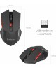 Мышь DEFENDER (52276) ACCURA MM-275 черный/красный