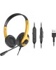 A4TECH Fstyler FH100U желтый/черный 2м накладные USB оголовье (FH100U (BUMBLEBEE))