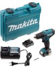 MAKITA Дрель-шуруповерт DF333DWYE аккум. патрон:быстрозажимной (кейс в комплекте)