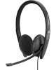 EPOS Гарнитура Sennheiser PC 8 USB, для контактных центров, накладные, проводные, черный [1000432]