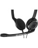 EPOS Гарнитура Sennheiser PC 8 USB, для контактных центров, накладные, проводные, черный [1000432]