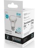 GAUSS Лампа светодиодная Elementary 63228 8Вт цок.:E27 рефлек. 220B 4100K св.свеч.бел.нейт. (упак.:10шт)