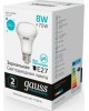 GAUSS Лампа светодиодная Elementary 63228 8Вт цок.:E27 рефлек. 220B 4100K св.свеч.бел.нейт. (упак.:10шт)