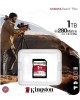 KINGSTON Флеш карта SDXC 1TB SDR2V6/1TB Canvas React Plus w/o adapter