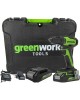 GREENWORKS Дрель-шуруповерт GD24DD35K2, 2Ач, с одним аккумулятором [3704007ua]