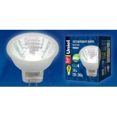 ЭЛЕКТРИКА UNIEL (UL-00001703) LED-MR11-3W/NW/GU4/220V GLZ21TR