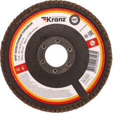 Торцевой круг KRANZ (KR-90-0004) Круг лепестковый торцевой, P24, 115х22,2мм