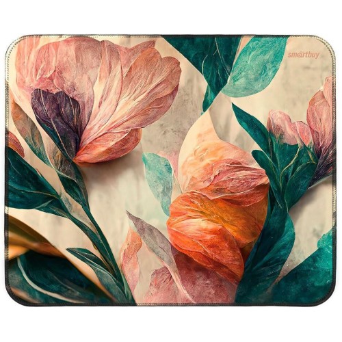Коврик SMARTBUY (SBMP-107-FL) Flowers S-size