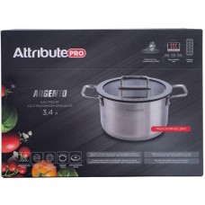 Кастрюля ATTRIBUTE ASA003 Кастрюля ARGENTO 3.4л 20см индукция
