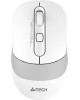 A4TECH Мышь беспроводная Fstyler FB10C, Bluetooth/Радио, оптическая, USB, 2000dpi, белый и серый [fb10c grayish white]