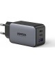 UGREEN Сетевое зарядное устройство CD244 (10335) Nexode 65W USB-A+2*USB-C GaN Tech Fast Charger EU. Цвет: серый