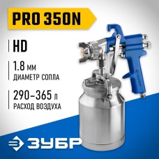 ЗУБР Краскораспылитель ПРО Н350 [06451-1.8]
