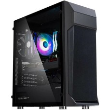 ZALMAN Корпус MIDITOWER ATX W/PSU BLACK Z1 PLUS