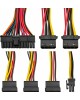 Блок питания EXEGATE 400W XP400, ATX, PC, black, 12cm fan, 24p+4p, 3*SATA, 2*IDE, FDD (EX219459RUS)