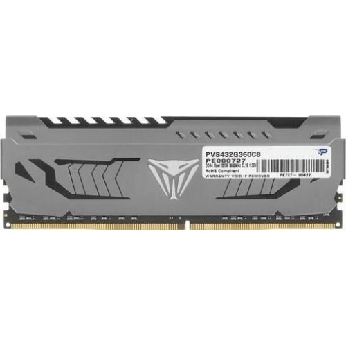 Модуль памяти PATRIOT Viper Steel PVS432G360C8 DDR4 - 32ГБ 3600, DIMM, Ret Модуль памяти PATRIOT Viper Steel PVS432G360C8 DDR4 - 32ГБ 3600, DIMM, Ret