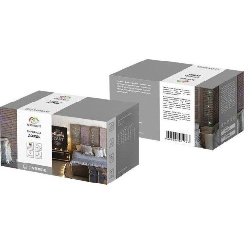Электрогирлянды NEON-NIGHT (235-069) ДОЖДЬ 2*3 м, прозрачный ПВХ, 240 LED Мультиколор IP20, не соединяются Электрогирлянды NEON-NIGHT (235-069) ДОЖДЬ 2*3 м, прозрачный ПВХ, 240 LED Мультиколор IP20, не соединяются