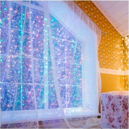 Электрогирлянды NEON-NIGHT (235-069) ДОЖДЬ 2*3 м, прозрачный ПВХ, 240 LED Мультиколор IP20, не соединяются Электрогирлянды NEON-NIGHT (235-069) ДОЖДЬ 2*3 м, прозрачный ПВХ, 240 LED Мультиколор IP20, не соединяются