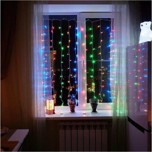 Электрогирлянды NEON-NIGHT (235-069) ДОЖДЬ 2*3 м, прозрачный ПВХ, 240 LED Мультиколор IP20, не соединяются Электрогирлянды NEON-NIGHT (235-069) ДОЖДЬ 2*3 м, прозрачный ПВХ, 240 LED Мультиколор IP20, не соединяются