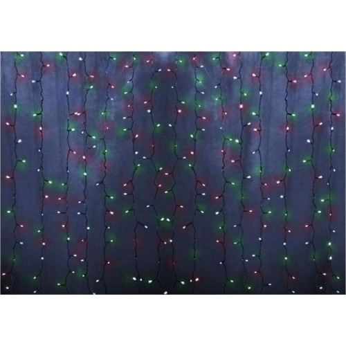 Электрогирлянды NEON-NIGHT (235-069) ДОЖДЬ 2*3 м, прозрачный ПВХ, 240 LED Мультиколор IP20, не соединяются Электрогирлянды NEON-NIGHT (235-069) ДОЖДЬ 2*3 м, прозрачный ПВХ, 240 LED Мультиколор IP20, не соединяются