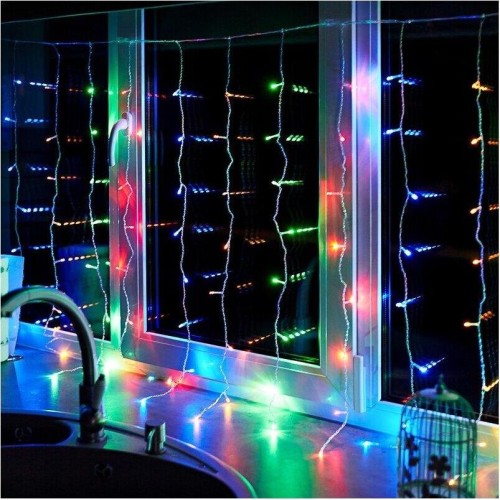 Электрогирлянды NEON-NIGHT (235-069) ДОЖДЬ 2*3 м, прозрачный ПВХ, 240 LED Мультиколор IP20, не соединяются Электрогирлянды NEON-NIGHT (235-069) ДОЖДЬ 2*3 м, прозрачный ПВХ, 240 LED Мультиколор IP20, не соединяются