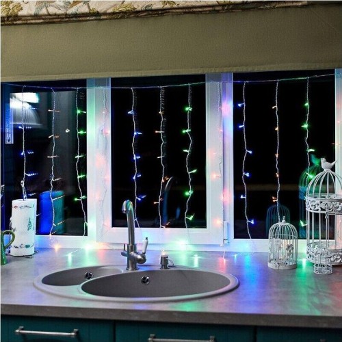 Электрогирлянды NEON-NIGHT (235-069) ДОЖДЬ 2*3 м, прозрачный ПВХ, 240 LED Мультиколор IP20, не соединяются Электрогирлянды NEON-NIGHT (235-069) ДОЖДЬ 2*3 м, прозрачный ПВХ, 240 LED Мультиколор IP20, не соединяются