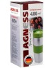 Термокружка AGNESS 709-032 400мл с кнопкой-стоппером (красный)