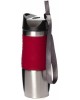 Термокружка AGNESS 709-032 400мл с кнопкой-стоппером (красный)