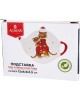 Подставка AGNESS 358-1916 ТИГРИНЫЕ ИСТОРИИ под чайные пакетики 12*8,5*1,5см