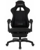ZOMBIE Кресло игровое Weaver, на колесиках, ткань, черный [ weaver b]