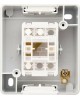 KRANZ Переключатель проходной INDUSTRIAL IP54 о/у, белый