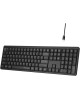 A4TECH Клавиатура Fstyler FBX55C черный USB беспроводная BT/Radio slim Multimedia (FBX55C)