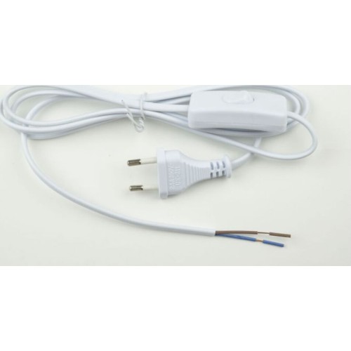 Сетевой шнур с вилкой и выключателем UNIEL (UL-00004428) UCX-C10/02A-170 WHITE