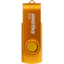 USB-флэш SMARTBUY (SB008GB2TWY) UFD 2.0 008GB Twist Yellow желтый