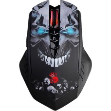 A4TECH Мышь Bloody R80 Plus Skull черный/рисунок оптическая 5000dpi беспров. USB 7but (R80 PLUS (SKULL))