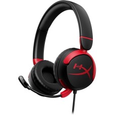 HYPERX Наушники с микрофоном Cloud Mini черный/красный накладные оголовье (7G8F4AA)