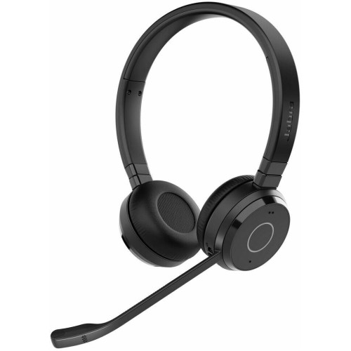 JABRA Гарнитура Evolve 65 TE, для компьютера/мобильных устройств, накладные, беспроводные/Bluetooth/USB, черный [6699-833-309]