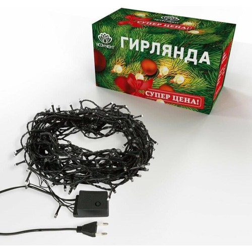 Фигуры интерьерные NEON-NIGHT (303-109) Гирлянда светодиодная универсальная 300 LED RGB 15 метров с контр Фигуры интерьерные NEON-NIGHT (303-109) Гирлянда светодиодная универсальная 300 LED RGB 15 метров с контр